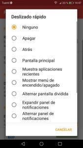 personalizar gestos en android con la huella