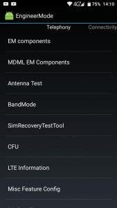 modo ingeniero en android