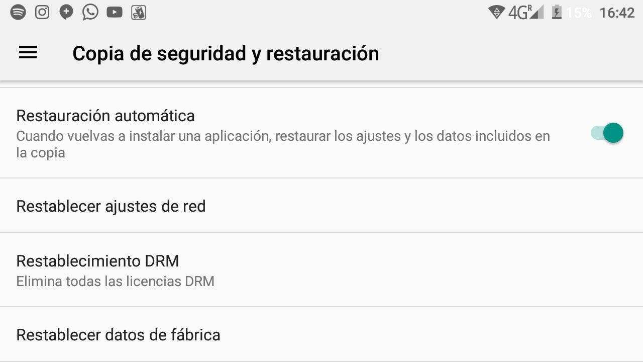 formatear un smartphone con android