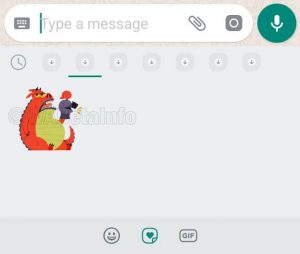 Dragón sticker whatsapp