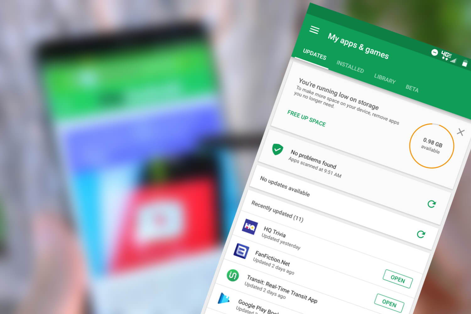 Google Play quiere ahorrar espacio en tu móvil y así es como lo conseguirá