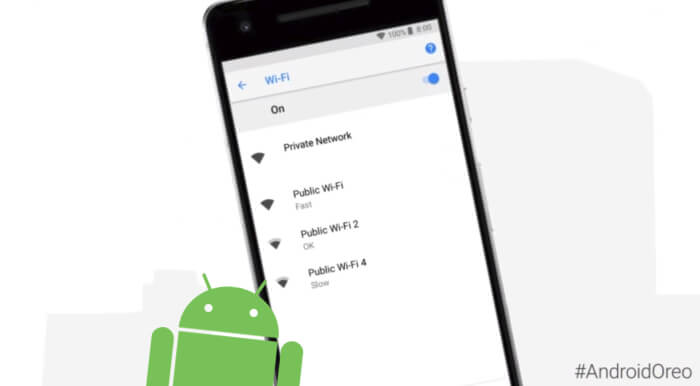 Wifi Android 8.1 oreo