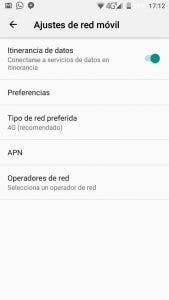 redes móviles android