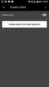 grabar time lapse en Android