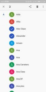 aplicacion de contactos android