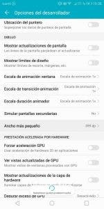 cambiar los DPI en Android