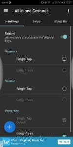 navegación por gestos en Android