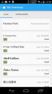 cambiar fuente en android