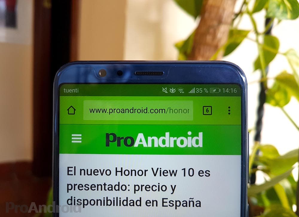 pantalla honor view 10