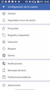 ocultar las publicaciones en facebook