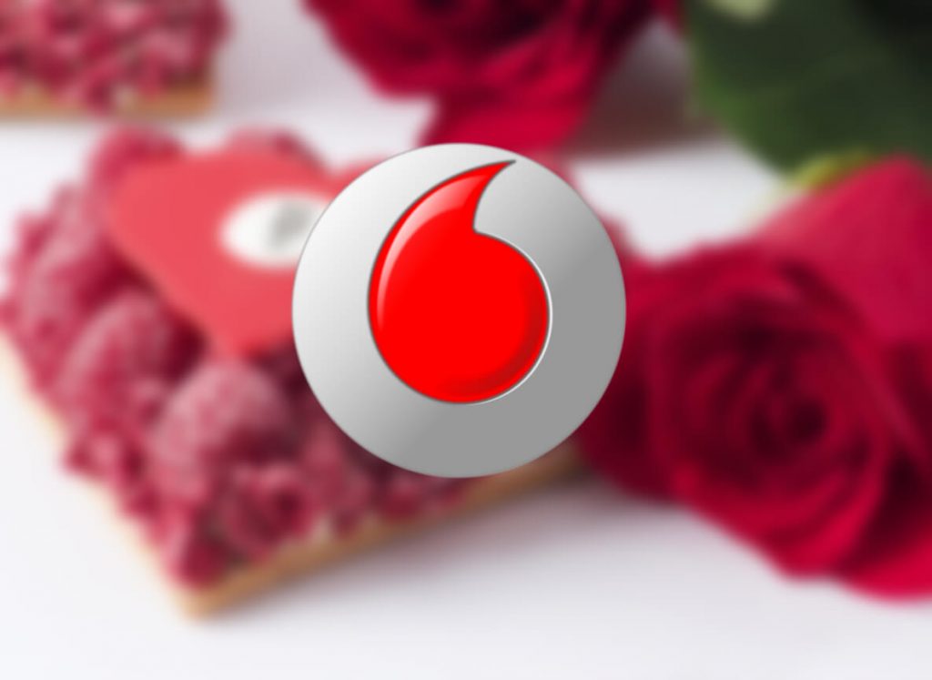 Datos y llamadas gratis para todos los clientes de Vodafone por San Valentín