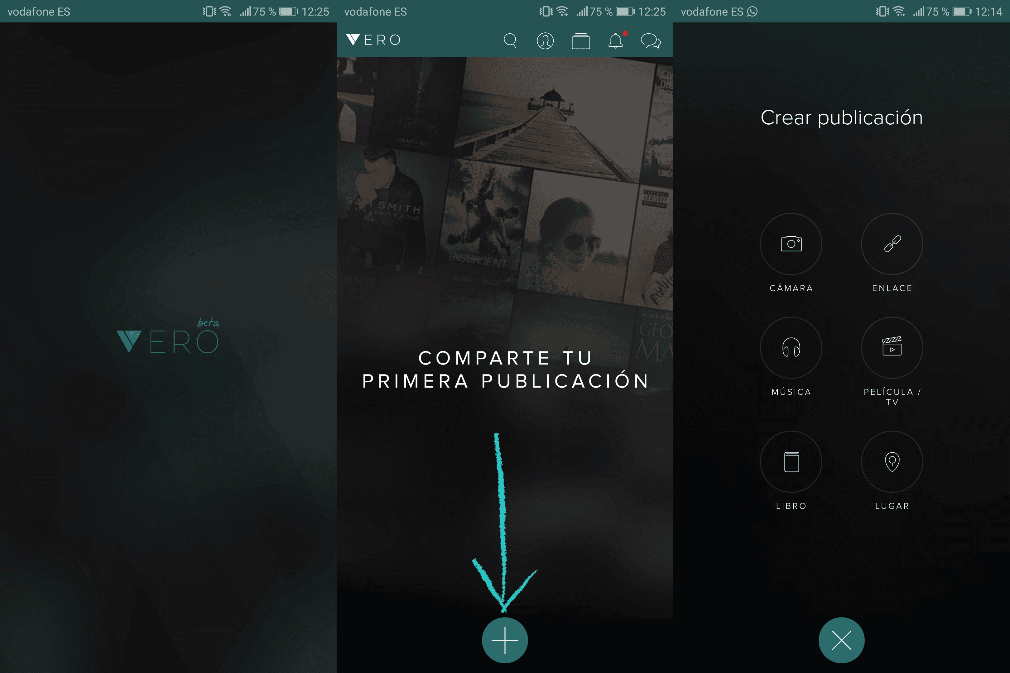 Capturas de pantalla de Vero