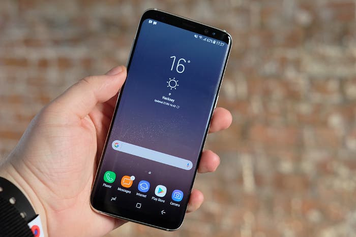 frontal del galaxy s8