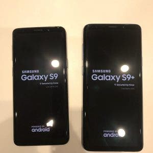 frontal del samsung galaxy s9 y s9+