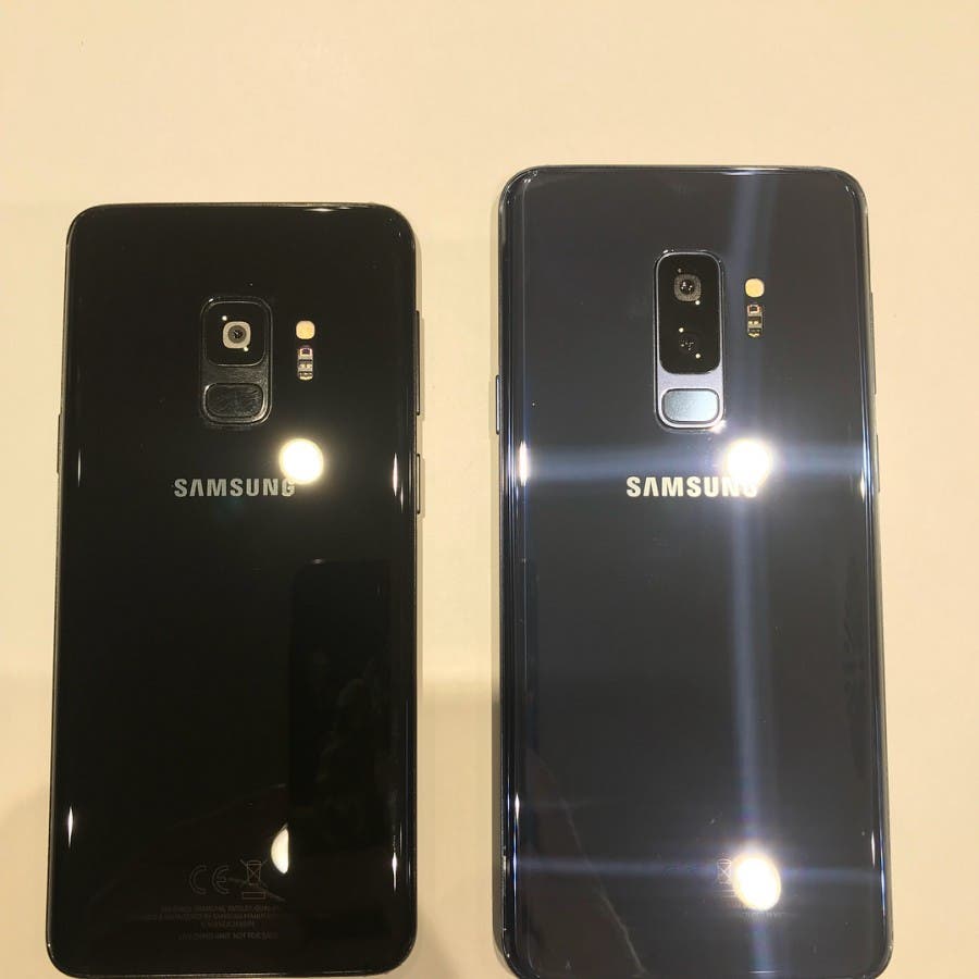 trasera del samsung galaxy s9 y s9+