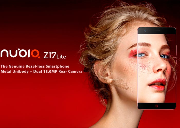 Consigue el Nubia Z17 Lite por su mínimo histórico con esta promoción