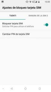 cambiar el código PIN en Android