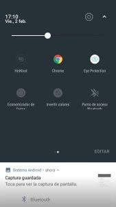 personalizar los ajustes rápidos de Android