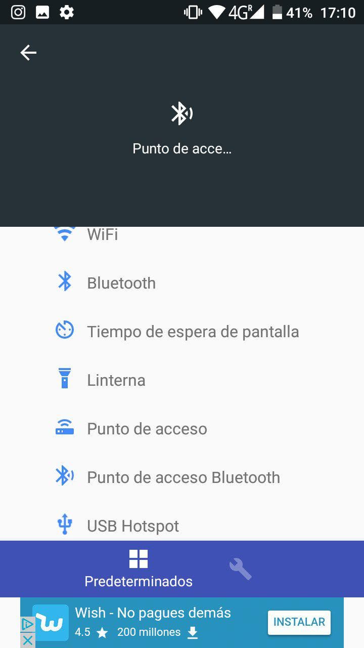 personalizar los ajustes rápidos de Android