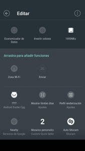 personalizar los ajustes rápidos de Android