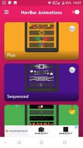 NavBar Animations app