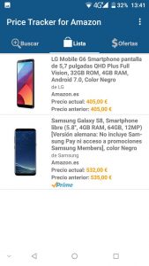 aplicacion Price Tracker for Amazon