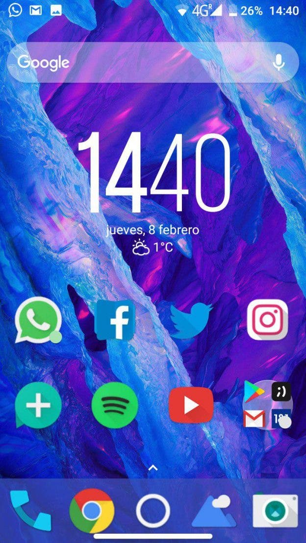 Cómo tener la Home Bar del iPhone X en Android sin root