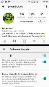 instagram a pantalla dividida