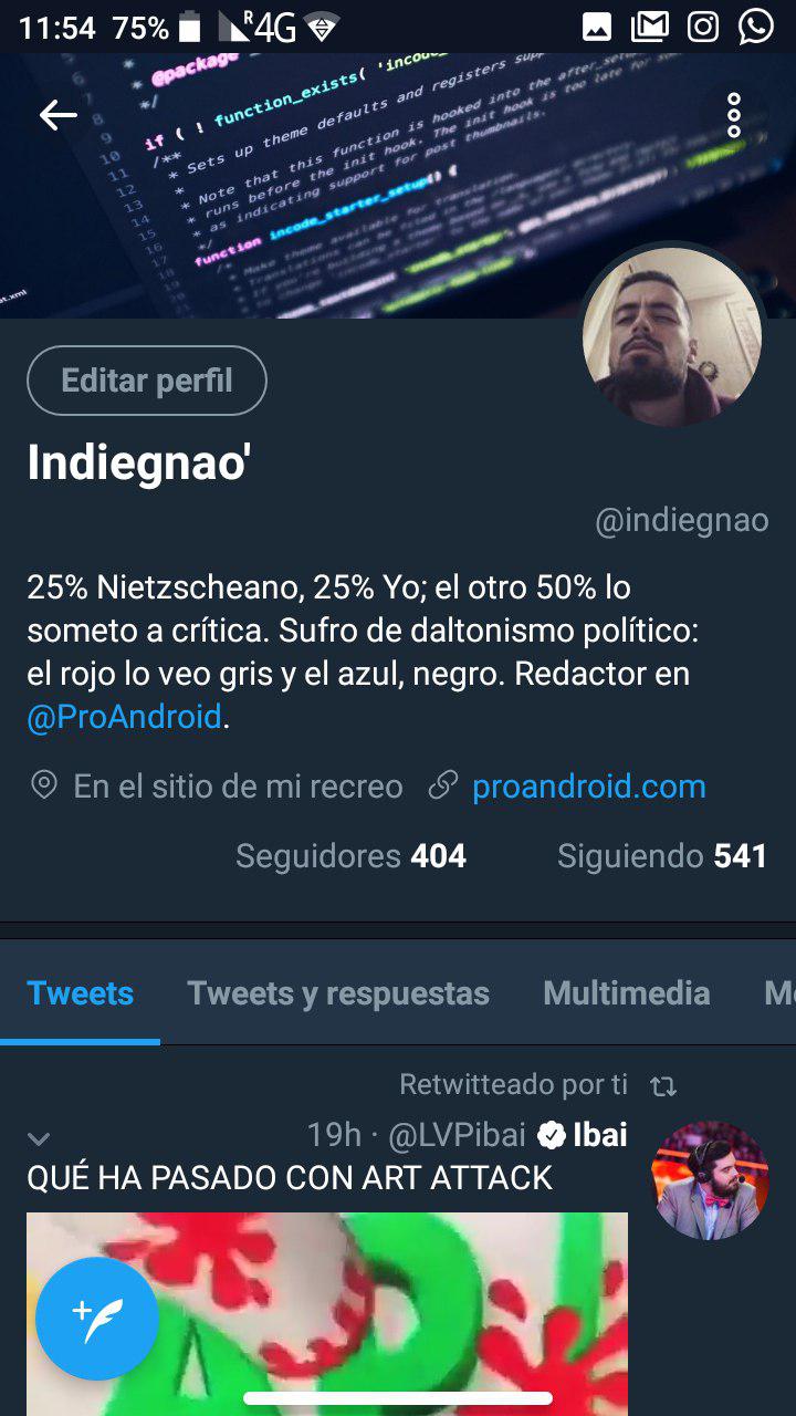 twitter para android