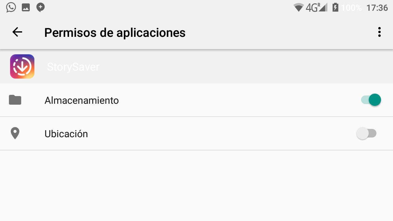 permisos de las apps en android