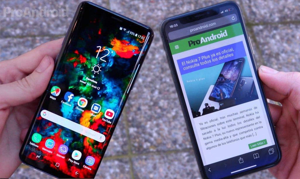 Samsung Galaxy S9 vs iPhone X: ¿Cual es mejor?