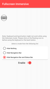 modo inmersivo en android