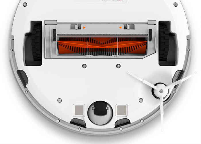 Aspirador inteligente de Xiaomi por debajo