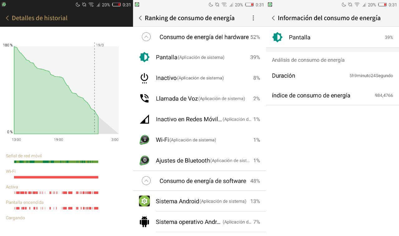 Batería del Nubia Z17 Lite