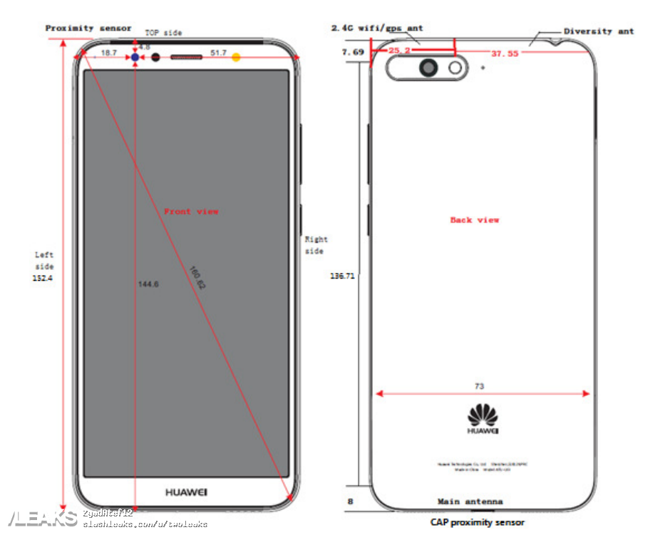 diseño del honor 7c