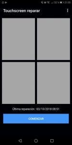 calibrar la pantalla táctil en Android