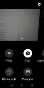 aplicación de cámara del OnePlus 5T