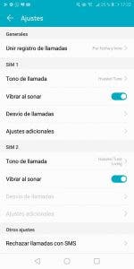 desvio de llamadas de Android