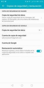 copia de seguridad de android