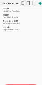 ocultar los botones en pantalla en Android