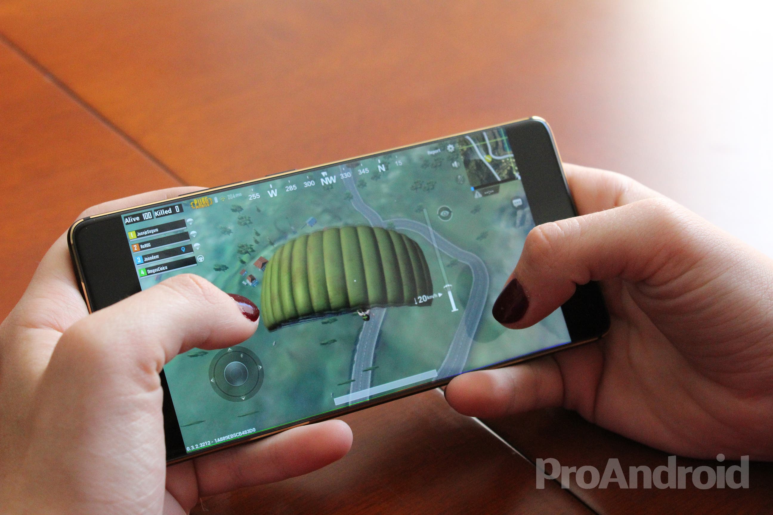 PUBG en el análisis del Nubia Z17 Lite