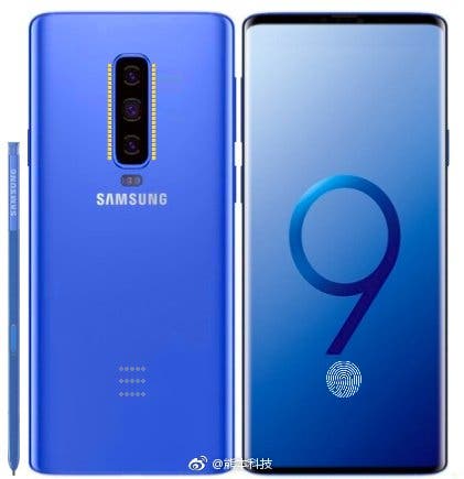 renders del galaxy note 9