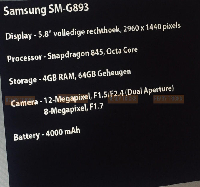 características del Samsung Galaxy S9 Active