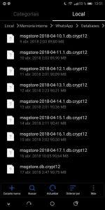 recuperar mensajes borrados de WhatsApp