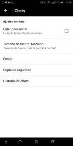 copia de seguridad de whatsapp