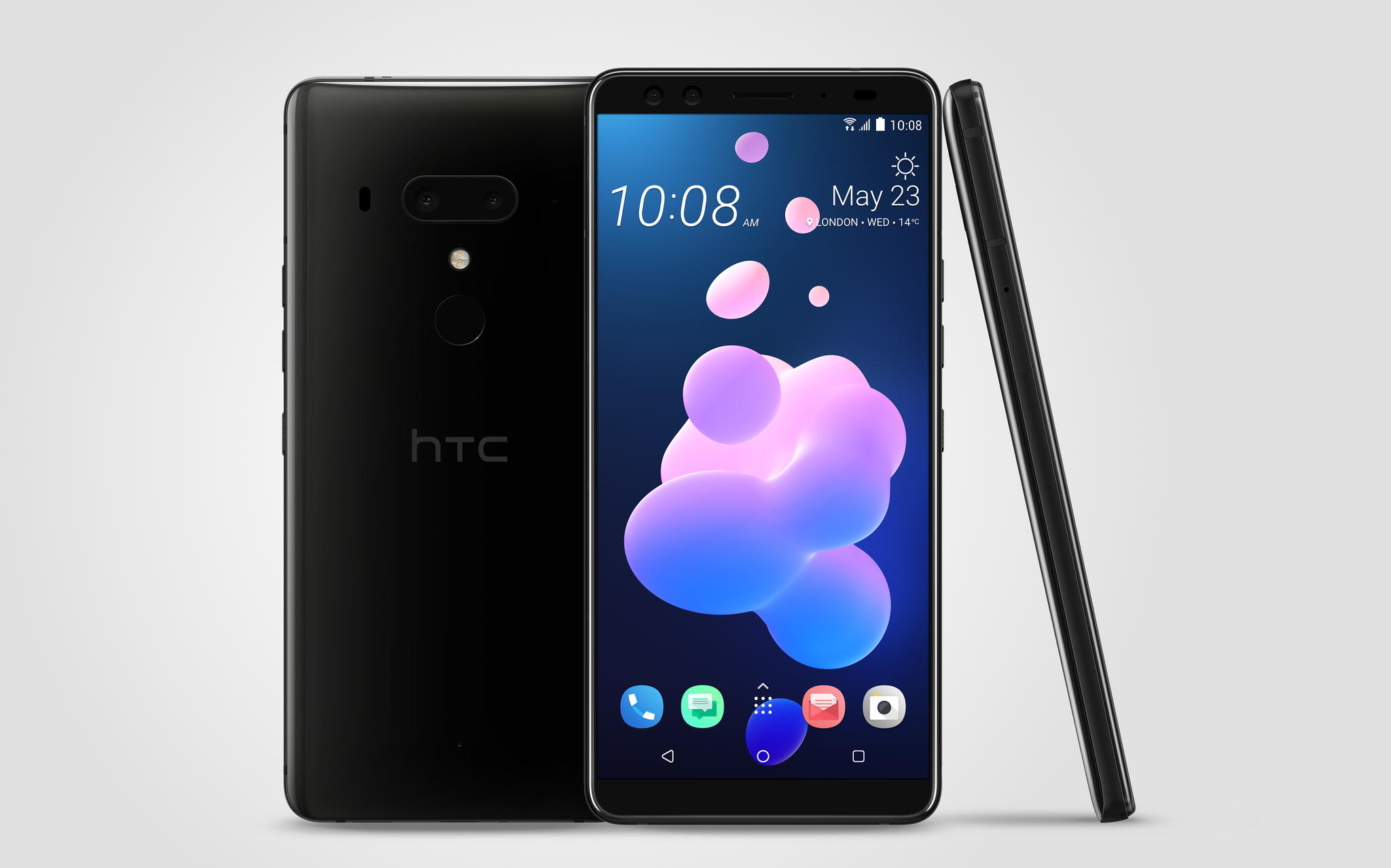 HTC U12 estrenaría diseño sin marcos con lector de huellas trasero
