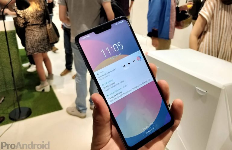 El LG G8 podría incluir un altavoz debajo de la pantalla
