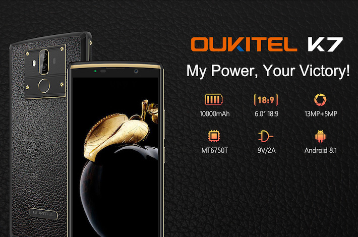 El Oukitel K7 se proclama como el smartphone con 10000 mAh de batería más barato del mercado