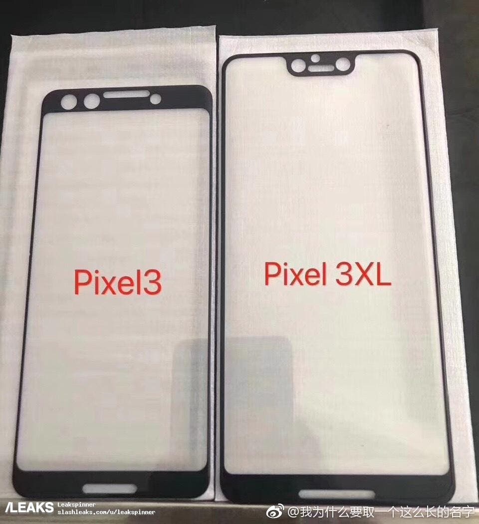 pantalla del pixel 3