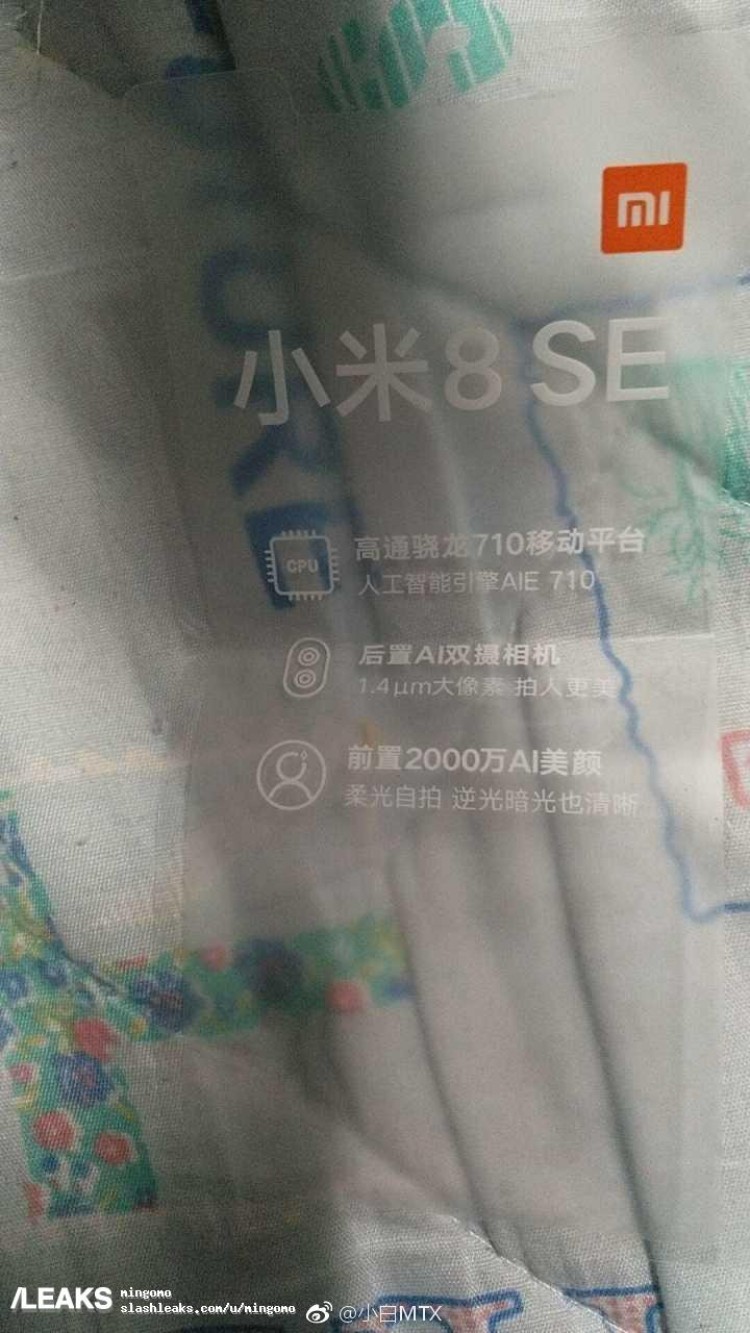 características del Xiaomi Mi 8 SE